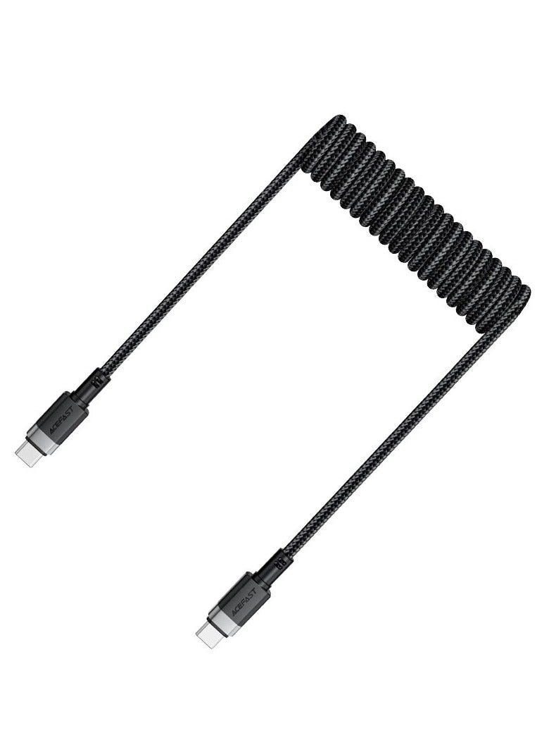 ACEFAST C14-03 60W USB-C to USB-C spring charging data cable - Image 2