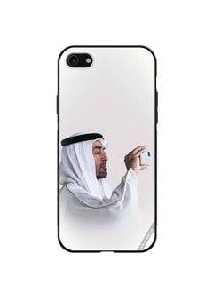 Protective Case Cover For Apple iPhone 7/8/SE 2020 Sheikh Mohamed Bin Zayed Al Nahyan Design Multicolour