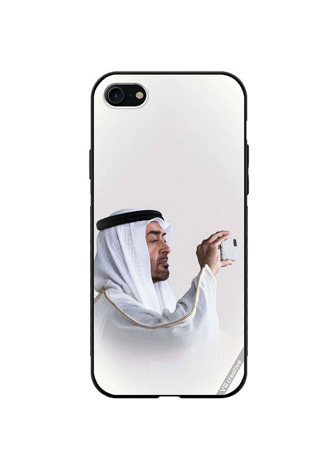 VR CREATIVE - Protective Case Cover For Apple iPhone 7/8/SE 2020 Sheikh Mohamed Bin Zayed Al Nahyan Design Multicolour - Image 1