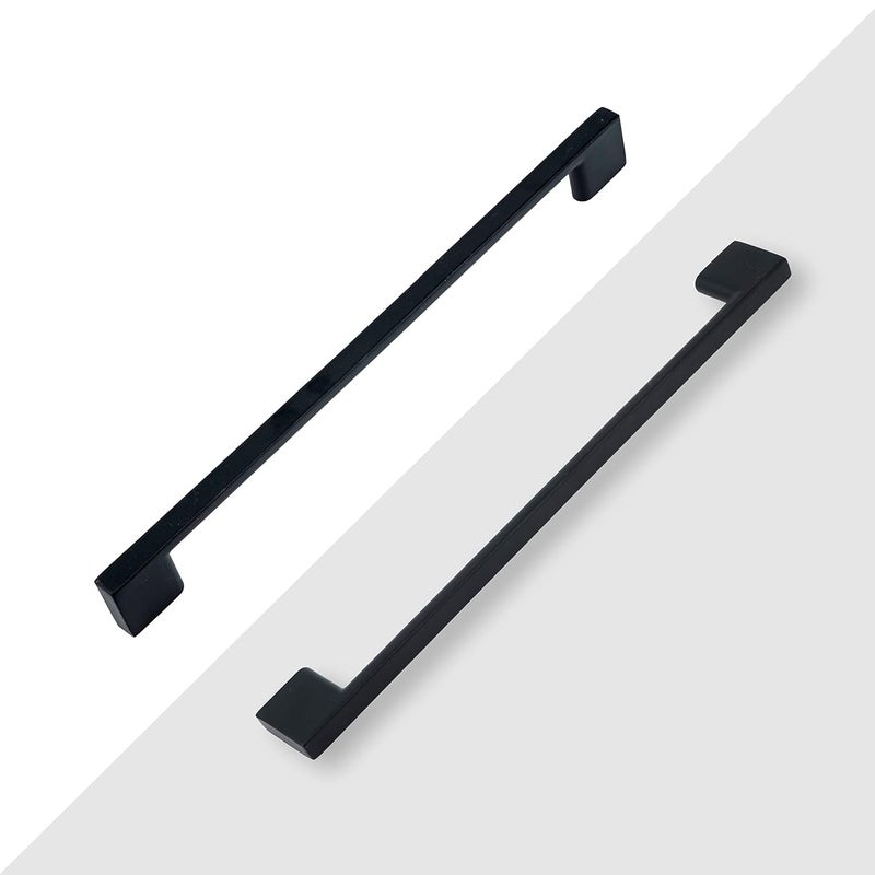 GS Gujarat GS Gujarat Pack of 25 Size 4 InchesHole to Hole 96mm Matt Black Kitchen Cabinet HandleDoor HandleKitchen cabinets wardrobes Bathroom vanities and Furniture Drawers - Image 2