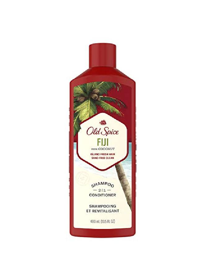 Old Spice Fiji 2In1 Shampoo And Conditioner For Men 13.5 Fl Oz 5.449 Fl Oz - Image 2