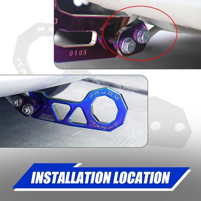 Leediga High-Strength Blue Tow Hook - Image 4