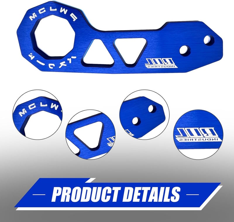 Leediga High-Strength Blue Tow Hook - Image 3