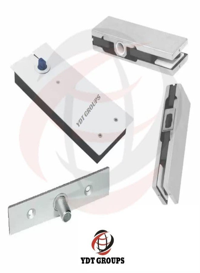 YDT GROUPS Double Cylinder Floor Spring/Door Closer Set SS (Silver) Color Model-120kg=8400, Color SS., ECO Series-2Years Warranty - Image 3