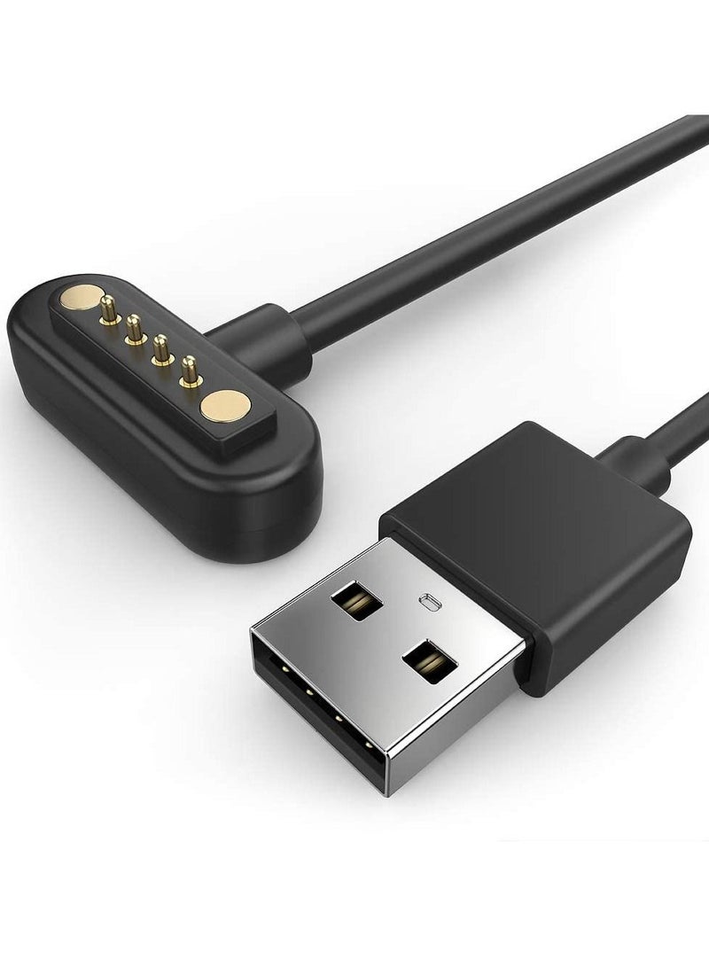 Audio Sunglasses Accessories, Charger Compatible with Bose Frames Alto S/M M/L, Rondo, Soprano, Tenor - USB Magnetic T- Head Charging Cable 2.6ft 80cm  - Image 1