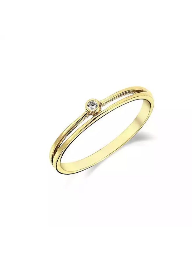Ruby Art Gold 18K Pure Gold Women’s Ring - Premium Finish & Elegant Style - (1.42)  Gram - Image 1