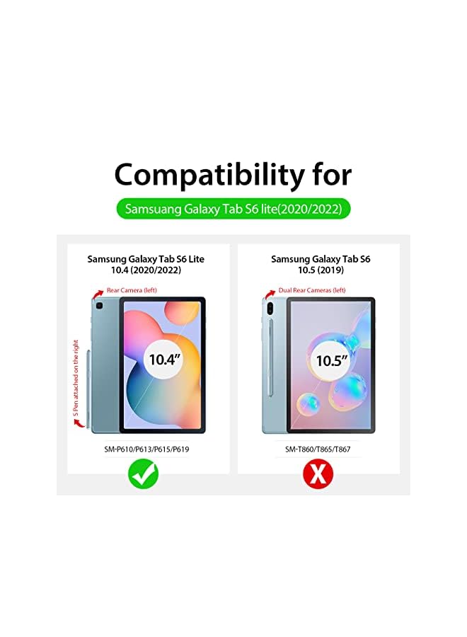 DUX DUCIS For Samsung Galaxy Tab S6 Lite 10.4 (P610/P615) 2020 & 2022, Dux Ducis Slim Magnetic Soft Tpu Protect Case With S Pen Holder For Tab S6 Lite 10.4 Inch, Multi-Angle Front Support Cover (Black) - Image 2