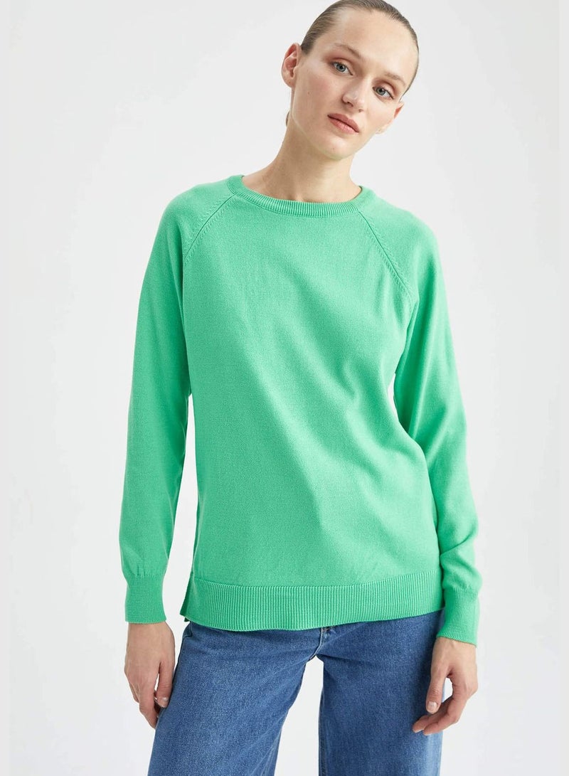 DeFacto Basic Front Short Back Long Jumper - Image 4