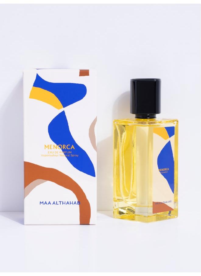 Maa Althahab - MAA ALTHAHAB | Menorca EDP | Long-Lasting & Sophisticated Masculine Scent | 75 ML | For Men Who Embrace Adventure & Elegance - Image 1