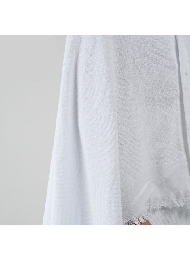 إحرام كنوز مكبسن للرجال – قطن طبيعي غير مخيط – ثابت ومريح للحج والعمرة - Image 3