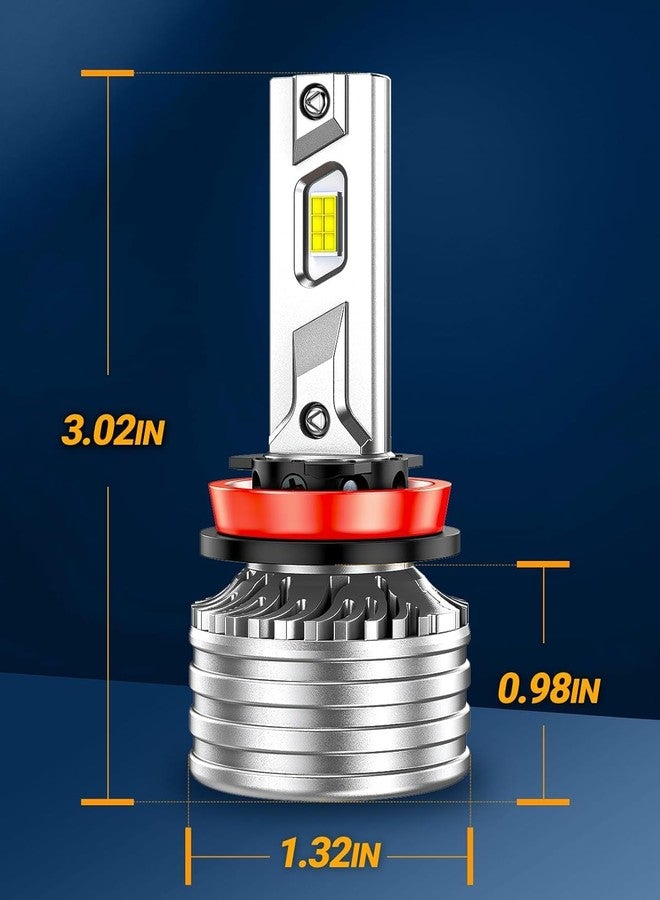 SEALIGHT Brightest 9005/HB3 H11/H8/H9/H16 Fog Bulbs, 140,000LM and 100W, 6500K Cool White, 60000HrsLifespan Canbus Ready Fog Bulbs Fog Car, Pack of 4 - Image 3