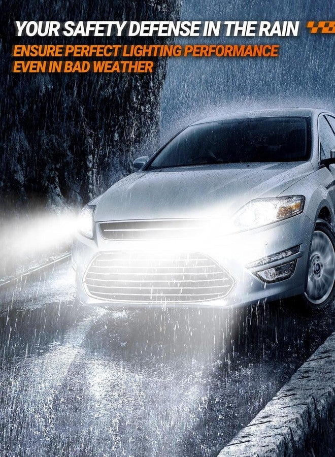 SEALIGHT Brightest 9005/HB3 H11/H8/H9/H16 Fog Bulbs, 140,000LM and 100W, 6500K Cool White, 60000HrsLifespan Canbus Ready Fog Bulbs Fog Car, Pack of 4 - Image 4