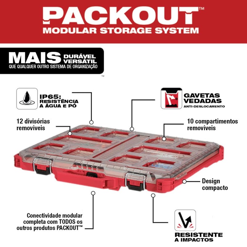 Milwaukee 48-22-8431 PACKOUT Low-Profile Organizer - Image 3