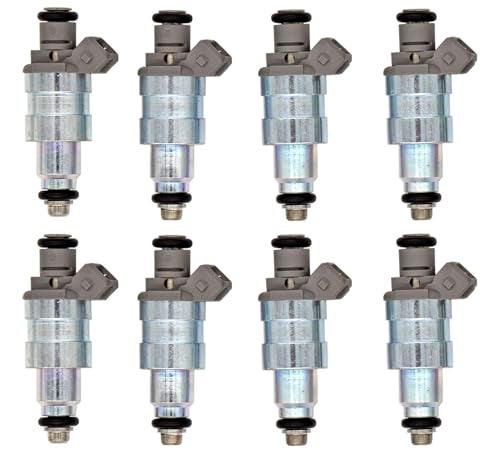Vphix FJ682 8pcs Fuel Injector for 19962002 Dodge B1500 B2500 B3500 Ram 1500 Ram 2500 Ram 3500 Dakota Durango Jeep Grand Cherokee 52L 59L V8 Set of 8 Replace RL030778AB - Image 1