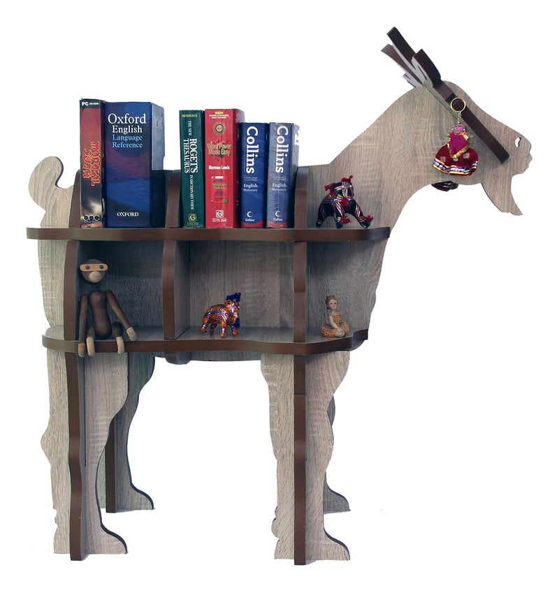 Gr8 Bunch Gr8 Bunch Book Shelf Goat Shaped Small Beige  - Image 5
