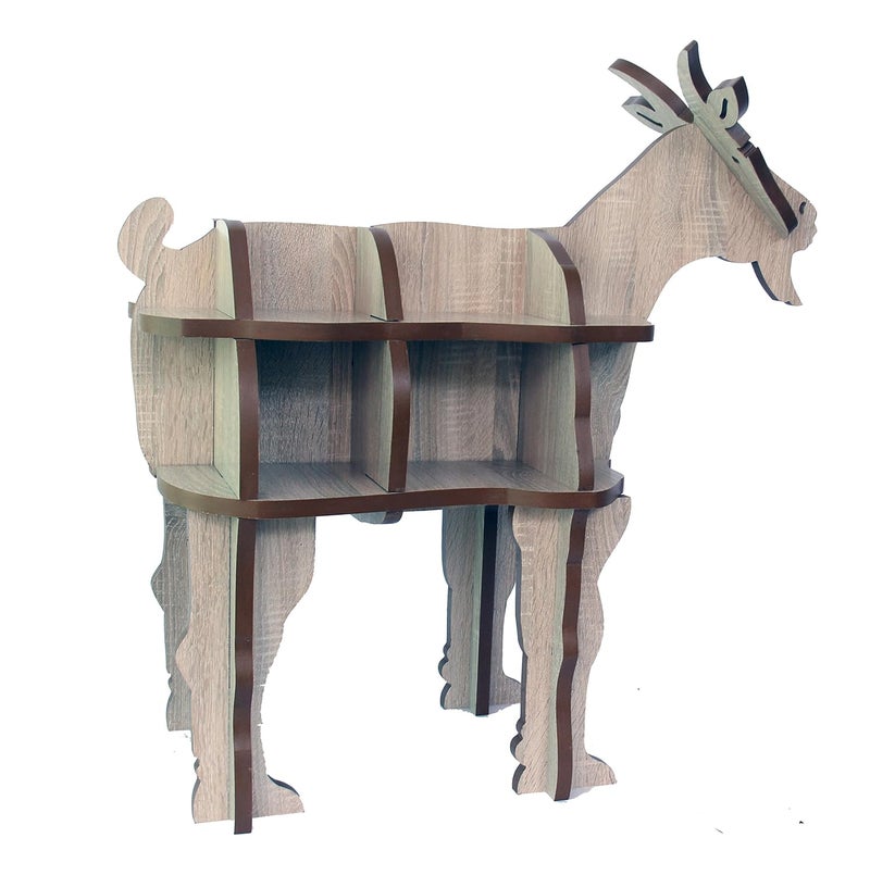 Gr8 Bunch Gr8 Bunch Book Shelf Goat Shaped Small Beige  - Image 1