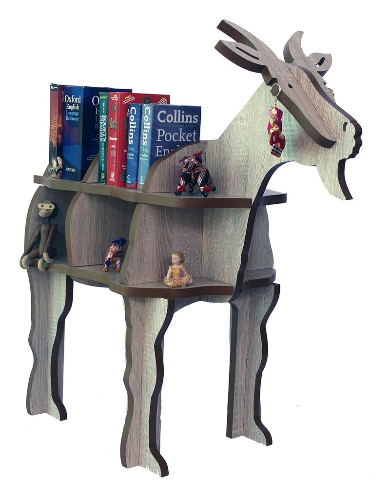 Gr8 Bunch Gr8 Bunch Book Shelf Goat Shaped Small Beige  - Image 4