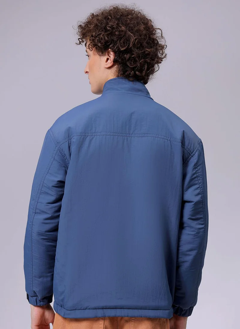 ذا انديان كراج كو Men Slim Fit Solid Puffer Jackets