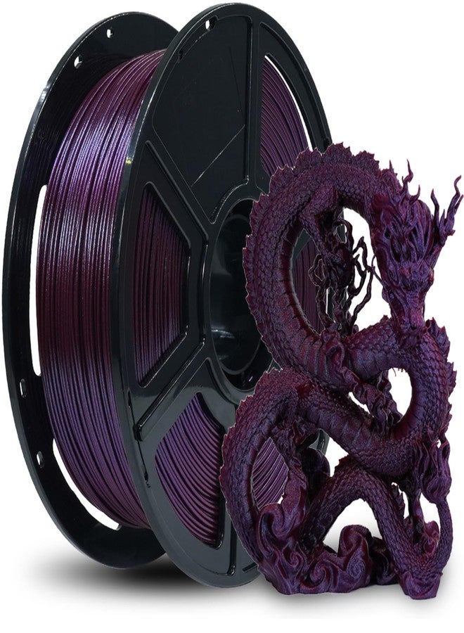 FLASHFORGE 3D Printer Filament Chameleon PLA Colour Changing Filament 1.75 mm, Changes Colour with Light and Angles, 1 kg Spool (2.2 lbs), Dimensional Accuracy +/- 0.02 mm (Marsala) - Image 1