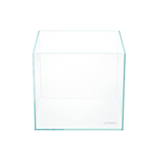 LANDEN 20C 2 Gallon Cube Rimless Low Iron Clear Aquarium Tank, All Glass Aquarium,Small Betta Fish Tank,W7.8×D7.8×H7.8 in(20x20x20cm) 5mm Thickness with Nano Foam Leveling Mat - Image 5