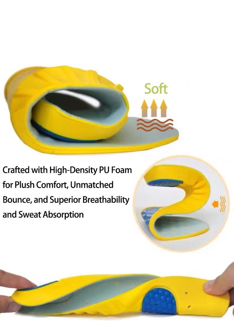 Generic Breathable Memory Foam Gel Insoles for Men and Women – Shock Absorption, Arch Support, Odor Control, Cushioning for Running, Walking & Work Shoes (Sizes 37-44)  - Image 4