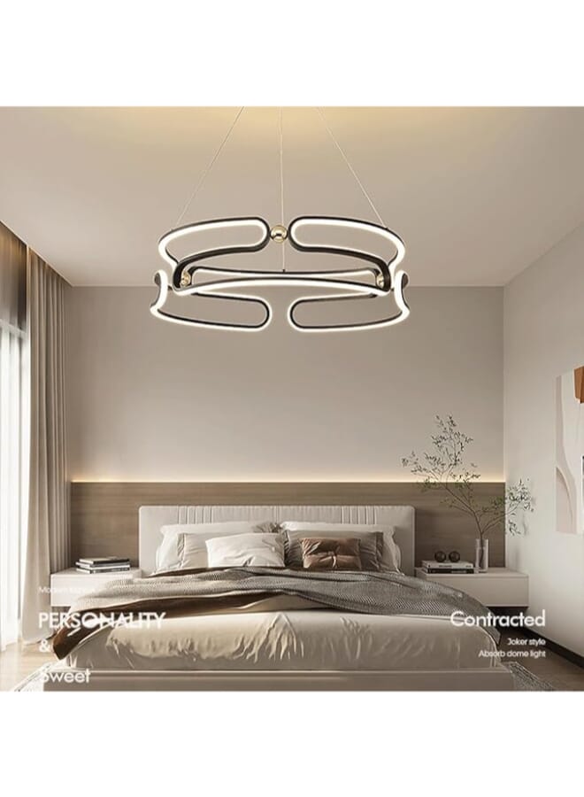 بيست باور مصباح سقف LED 6585 حديث بقوة 196 وات مع 3 مستويات سطوع | مصباح معلق LED مع ارتفاع قابل للتعديل مثالي لغرف النوم وغرفة المعيشة - Image 3