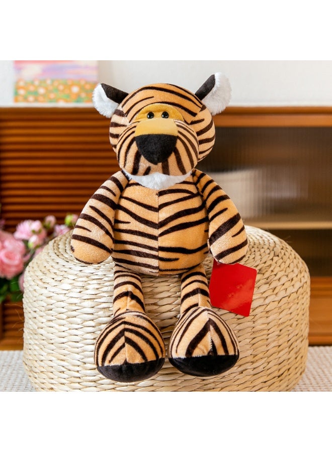 هالامودو حفلة الحيوانات لعبة النمر اللين -دمية راحة مثالية للنوم، هدية عيد ميلاد مثالية، ديكور لغرفة النوم، غرفة المعيشة، المكتب، وضغوط المكتب -مسكينة 25 سم - Image 2