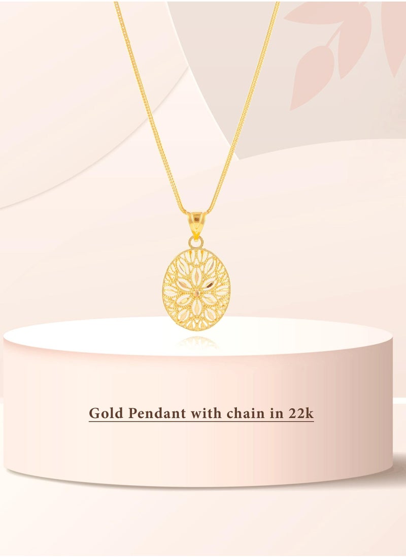 BAFLEH JEWELLERY Your Style with 22kt Gold Pendant and Chain Ensembles  - Image 4