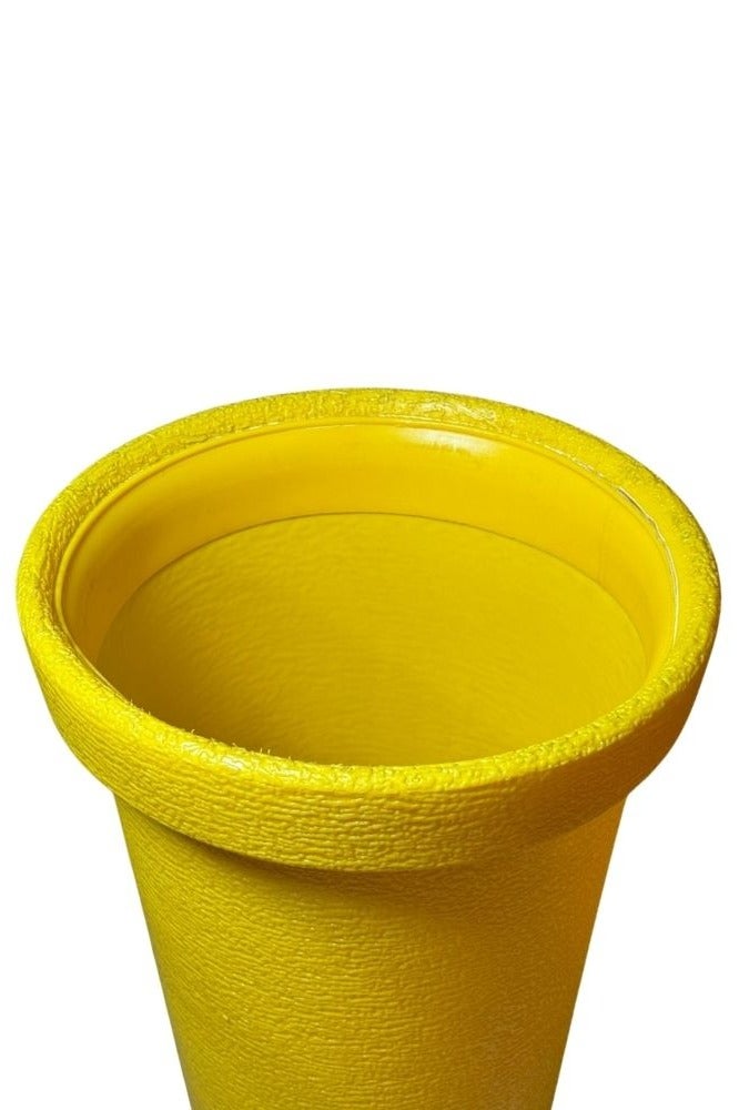 SNH Durable Plastic flower Pot - Versatile Outdoor & Indoor Plant Containers,Perfect For gardening & Nursery use 16 Inch Large - Yellow Colour - Image 5
