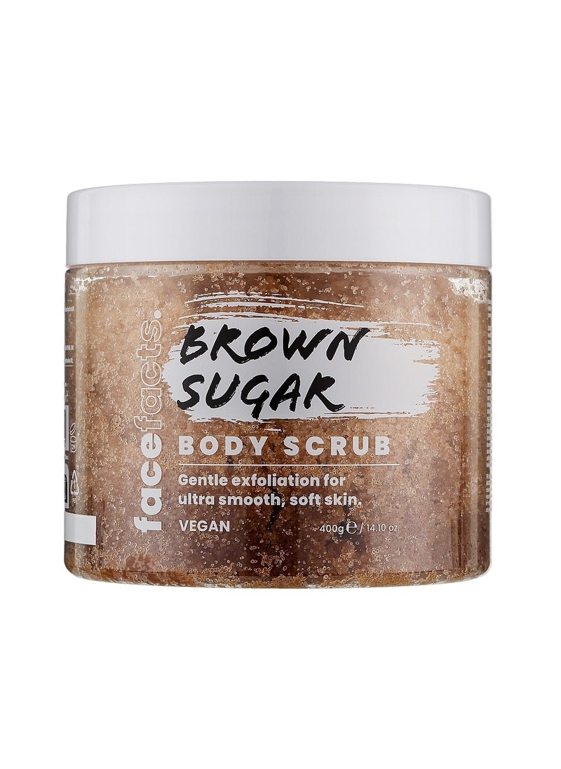 facefacts Body Scrub With Brown Sugar To Soften The Skin And Remove Dead Body Cells 400 Ml  - Image 1
