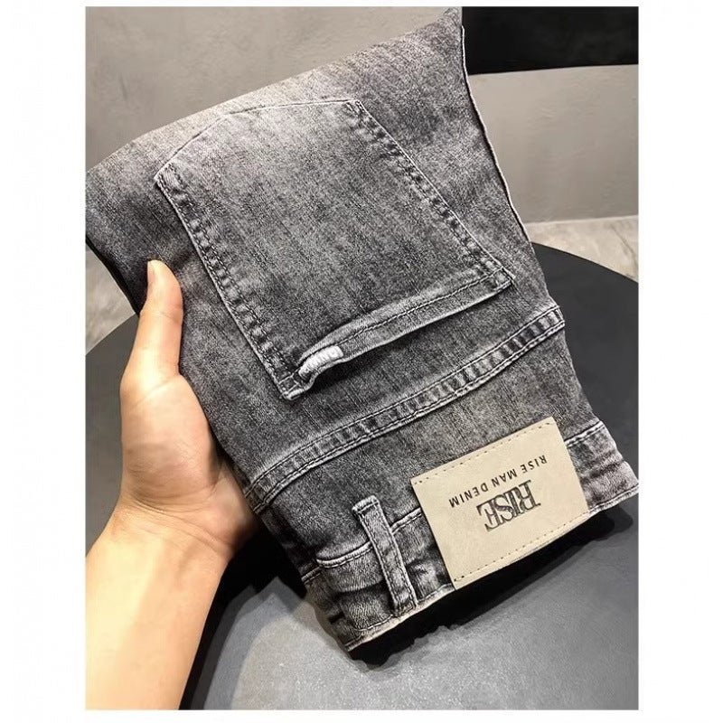 Unisex Classic Denim Jeans Loose Fit Daily Outdoor Wear - Image 1