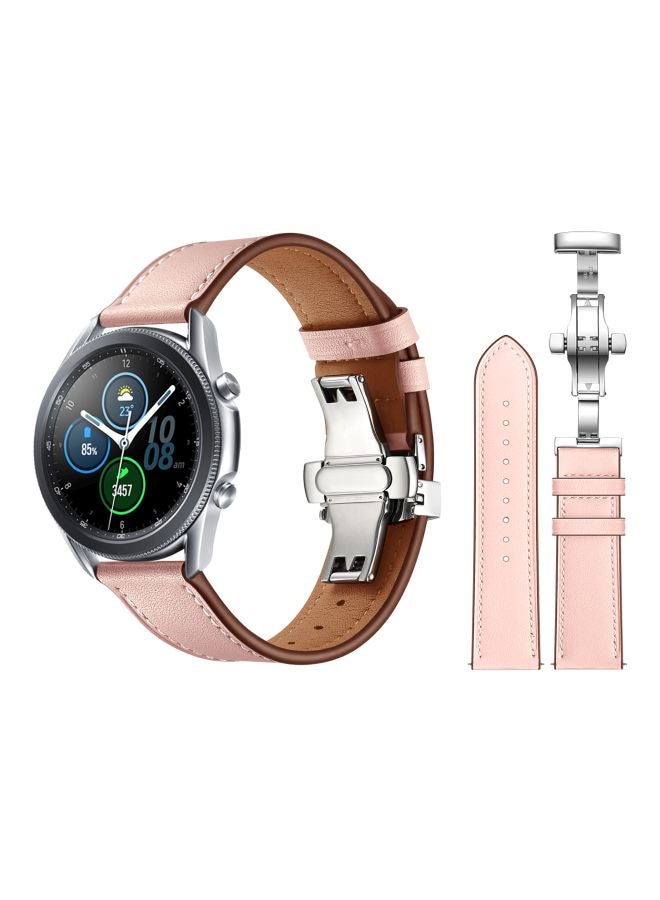 Perfii Replacement Band For Samsung Galaxy Watch 3 45mm Pink - Image 2