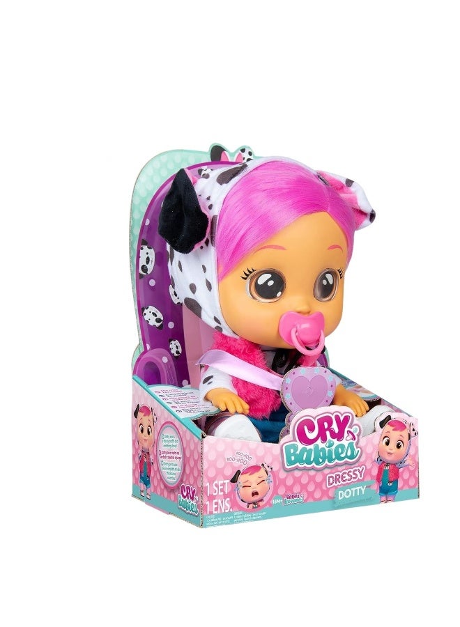 CRY BABIES دمية كراي بيبيز دريسي دوتي (30 سم) - Image 1