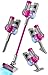 BLAXTEM 4in1 Kids Toy Vacuum That Works with Suction Electric Toy Toddler Vacuum Cleaner for Children Ages 3 4 5 6 Girls Boys Toddlers Toys Cleaning Set for Pretend Play Rose Red - Image 2
