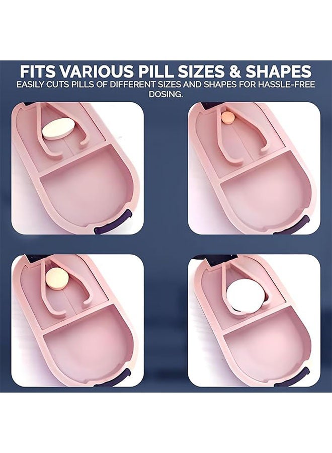 قاطع حبوب 2 في 1، وسادة قابلة للفصل مانعة للانزلاق على شكل حرف V، تصميم صغير الحجم مناسب للسفر - Image 3