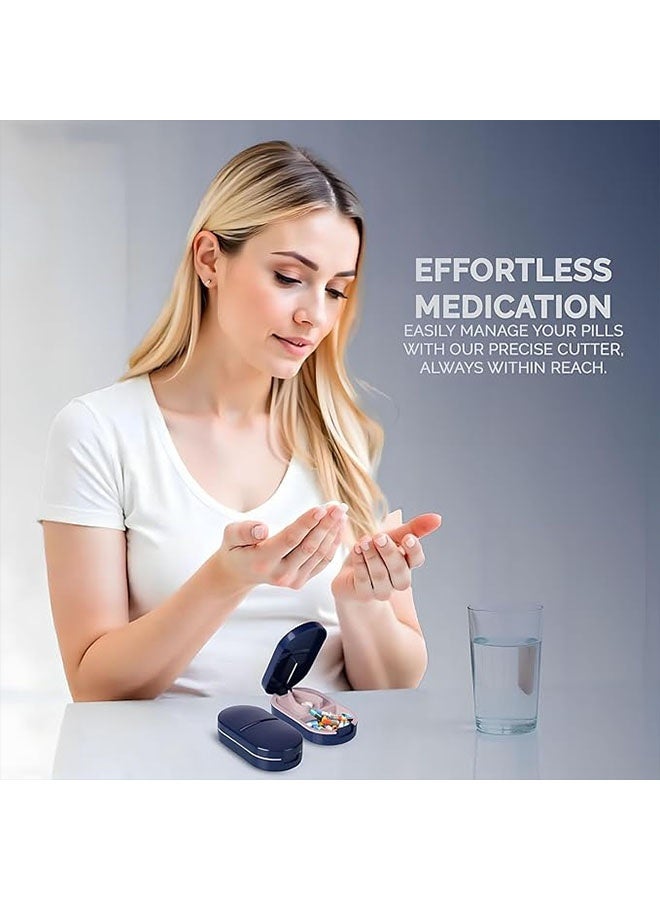 قاطع حبوب 2 في 1، وسادة قابلة للفصل مانعة للانزلاق على شكل حرف V، تصميم صغير الحجم مناسب للسفر - Image 4