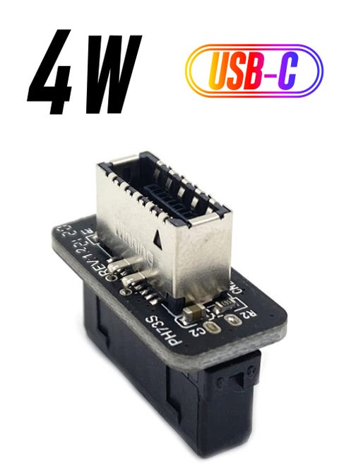 Vertical USB 3.1 Front Panel Socket Key-A Type-E to USB 3.0 20Pin Header Adapter