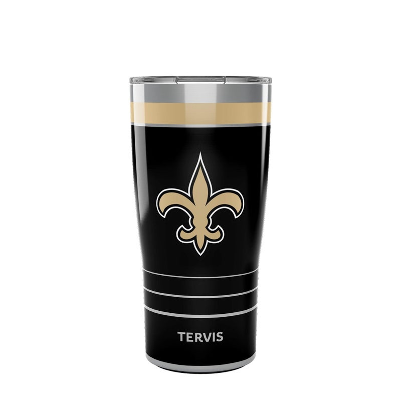 Tervis Traveler NFL New Orleans Saints MVP Triple Walled Insulated Tumbler Travel Cup Keeps Drinks Cold Hot 20oz Stainless Steel
