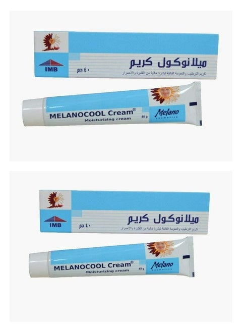 2 Pieces Of Melanocol Cream Moisturizing Cream 40g