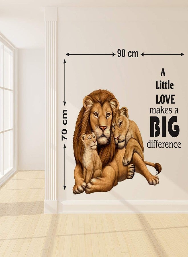 Wallstick ملصقات جدارية لعائلة سعيدة (فينيل 90 سم × 70 سم) - Image 3