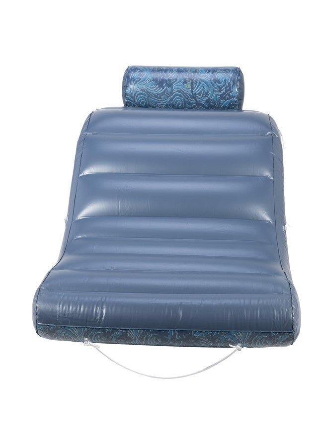 Quiksilver Oversized Pool Lounger Float - Extra-Large Inflatable Lounge Chair with Backrest & Cup Holders, Durable & Comfortable Pool Float for Adults - Perfect for Pool, Lake, or Beach - Image 5