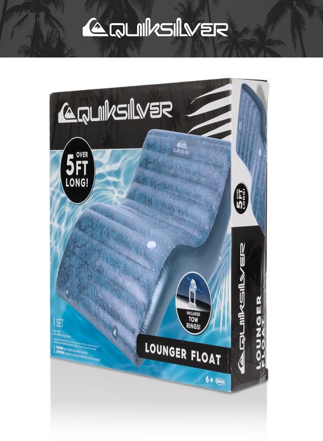 Quiksilver Oversized Pool Lounger Float - Extra-Large Inflatable Lounge Chair with Backrest & Cup Holders, Durable & Comfortable Pool Float for Adults - Perfect for Pool, Lake, or Beach - Image 2