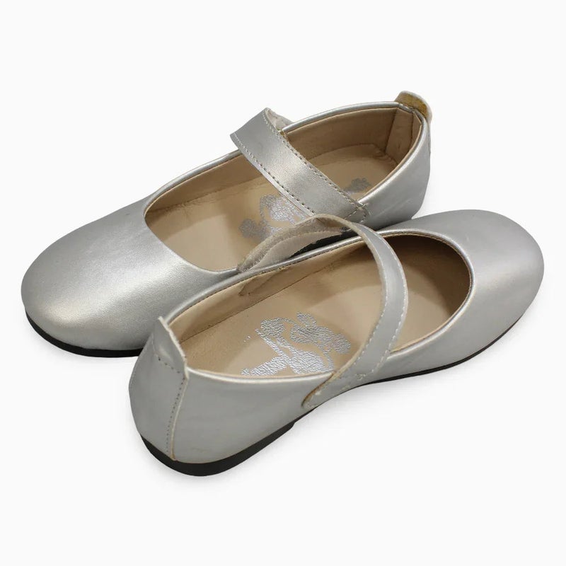 EASY Girls Leather Ballerina – Shiny - Image 2