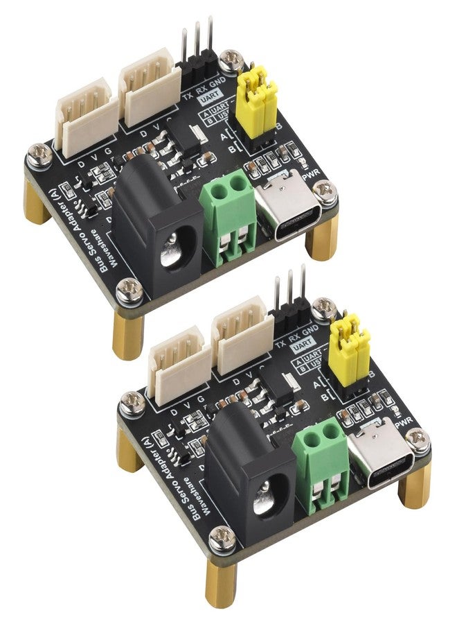 Waveshare 2PCS Serial Bus Servo Driver Board, Supports Up to 253 ST/SC Series Servos, Compact Size, Easy Integration - Image 1