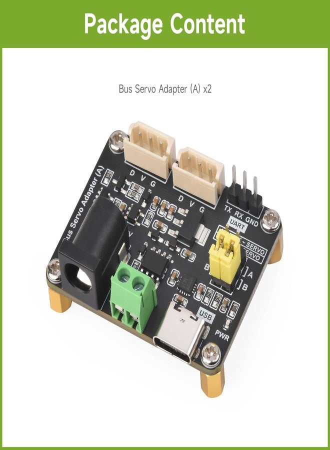 Waveshare 2PCS Serial Bus Servo Driver Board, Supports Up to 253 ST/SC Series Servos, Compact Size, Easy Integration - Image 2