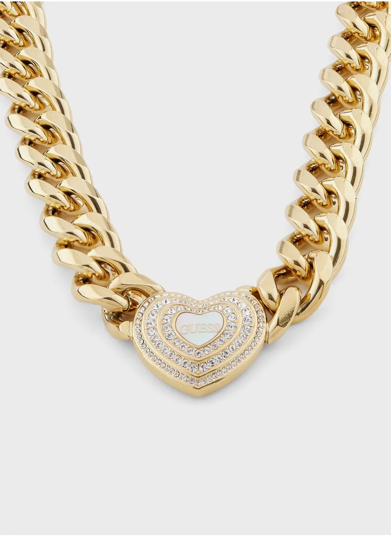 GUESS Round Harmony Necklace