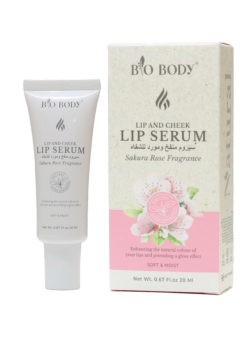 bio-body lip and cheek lip serum 20ml - Image 1