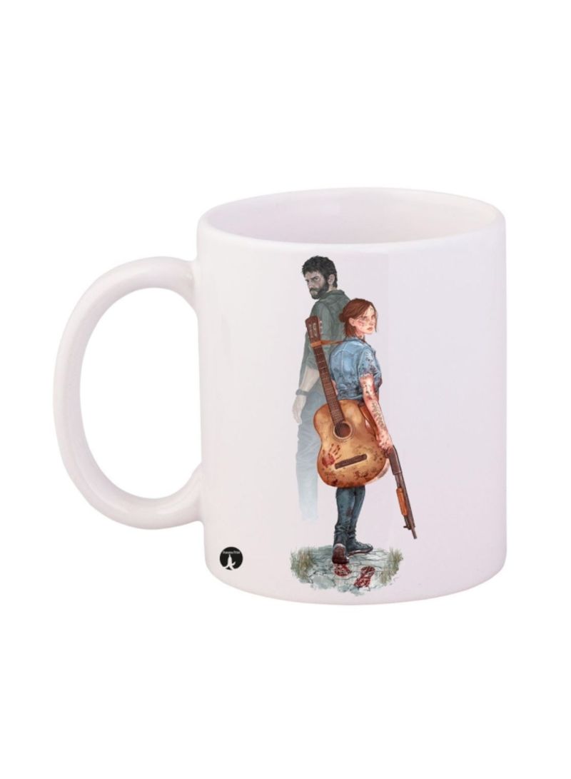 RKN The Last Of Us Printed Coffee Mug White/Blue/Green 12ounce