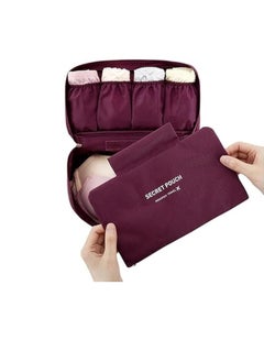 TRAVEL Portable Bra & Underwear Organizer – Waterproof Travel Storage Bag for Lingerie, Socks, Toiletries & Cosmetics, Multi-Functional Packing Cube with Large Capacity  - Image 3