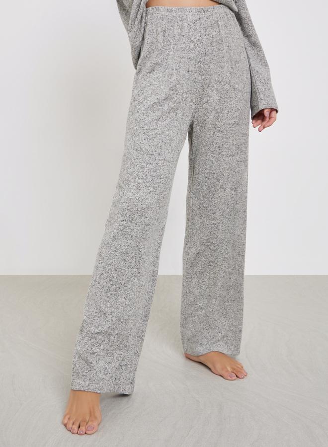 Styli Relaxed Fit Grey T-Shirt and Long Pyjama Set - Image 5